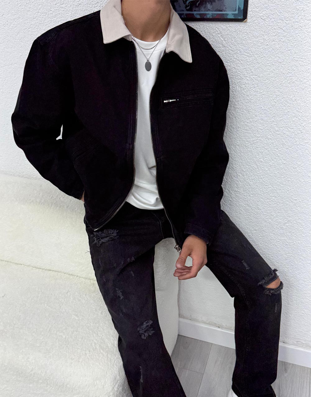 Denim Jacket Oversize Pattern