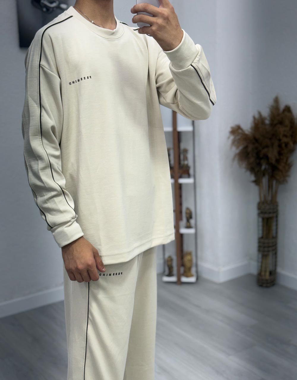 White Sweatsuit Set